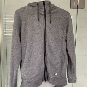 Grey Nike Zip-Up